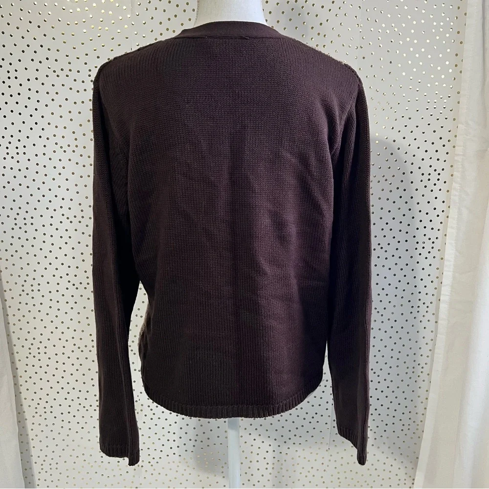 Vintage 90's Colorblock Cardigan - Picture 5 of 7